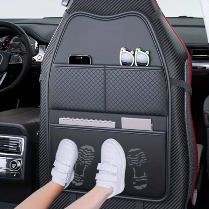 Car Seat Back Protector Organizer