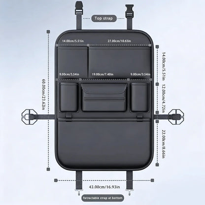 6-Pocket Car Seat Organizer